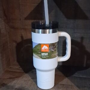 Ozark Trail White Tumbler with Handle